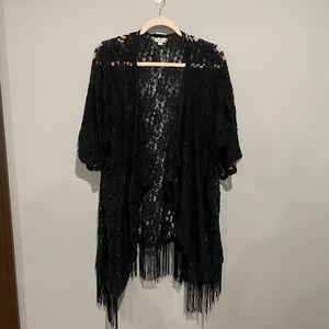 ✨BLACK LULAROE CARDIGAN/SWIM COVERUP✨